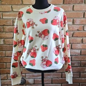 Strawberry Print Sweatshirt
